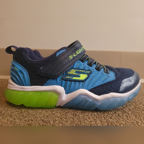 SKECHERS boys S Light Rapid Flash - Picture 2 of 8